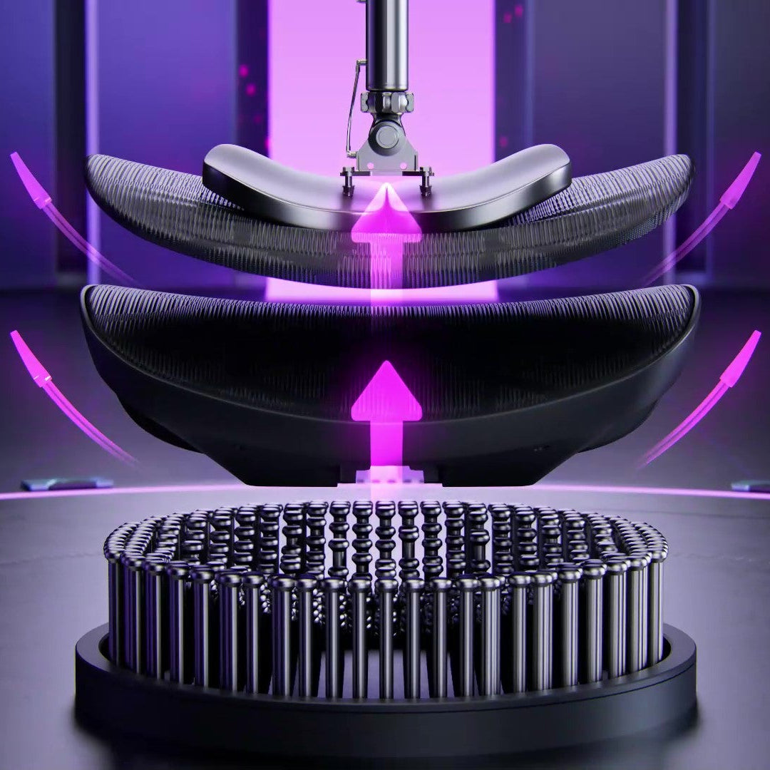 Cloud-Sense Shock Absorption Mesh