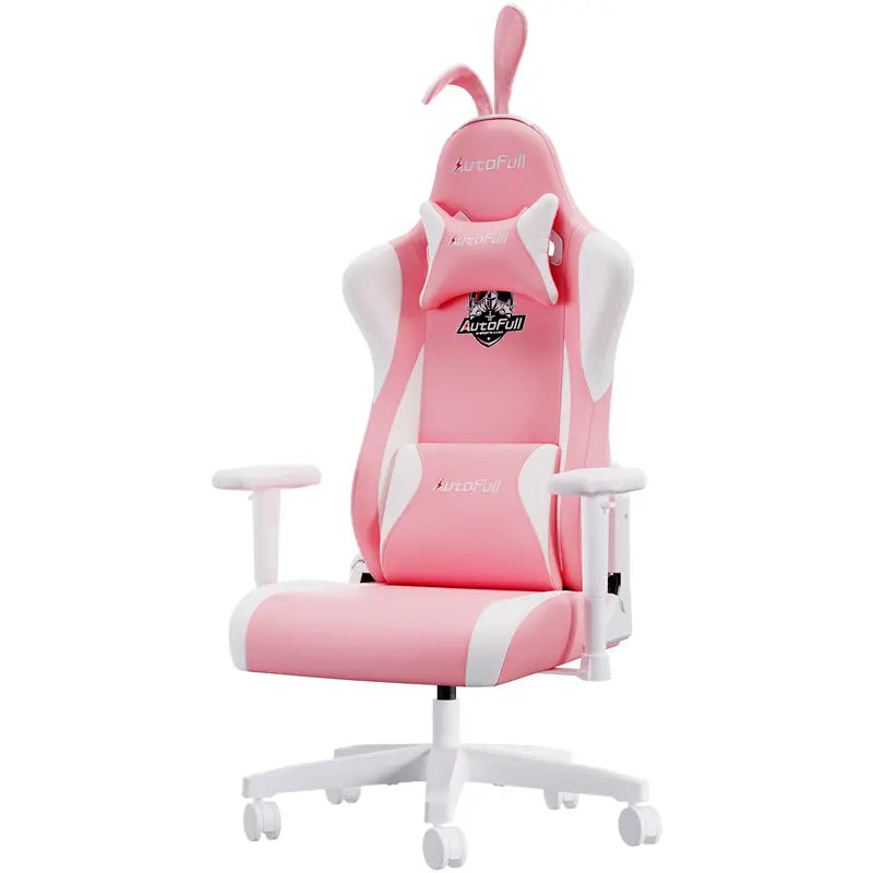 C2 Pink Bunny - The chair with a cute bunny ear headband | AutoFull US