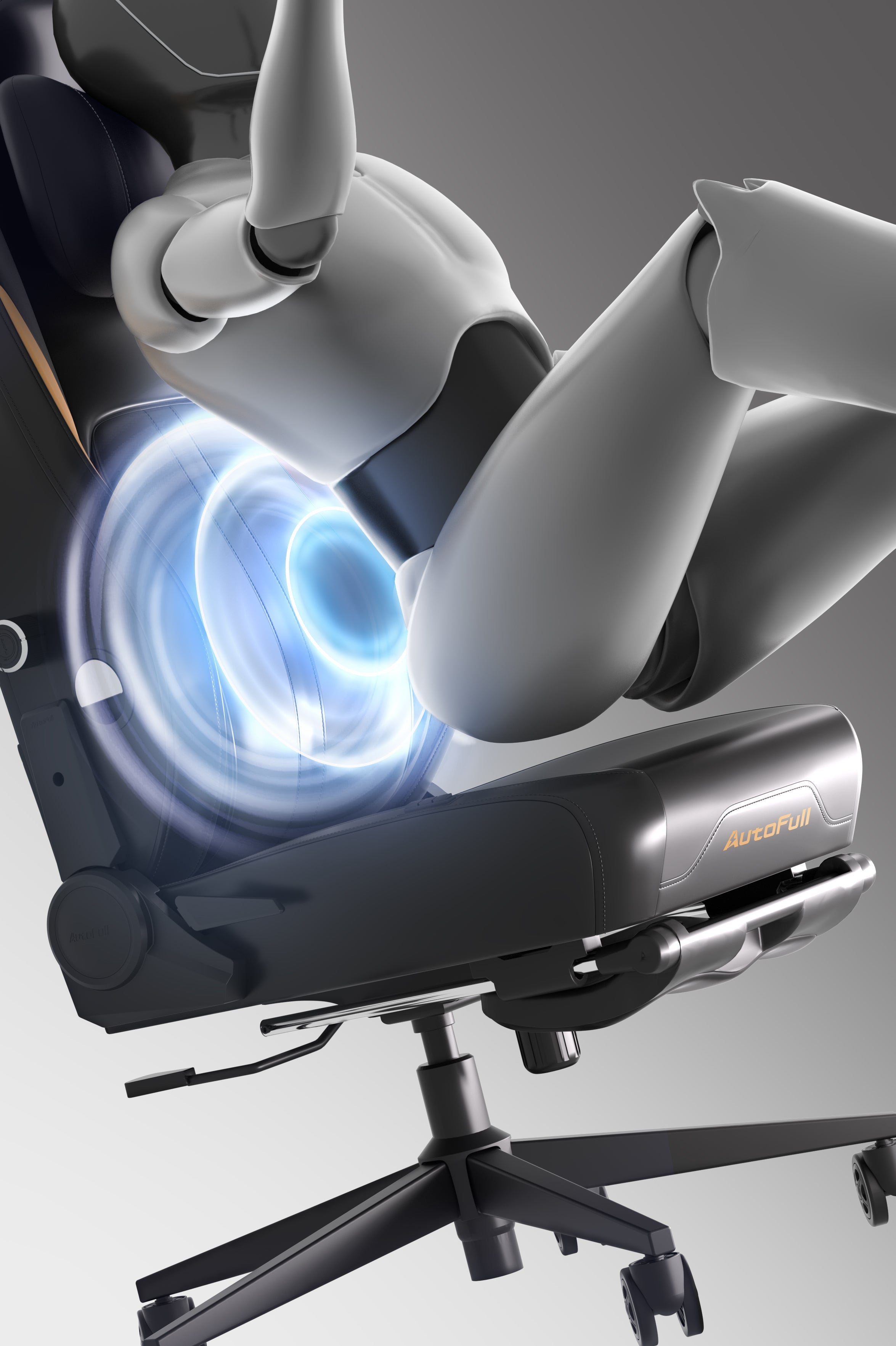 Ultra Black Gaming Chair with Massage - Buy Now at AutoFull US