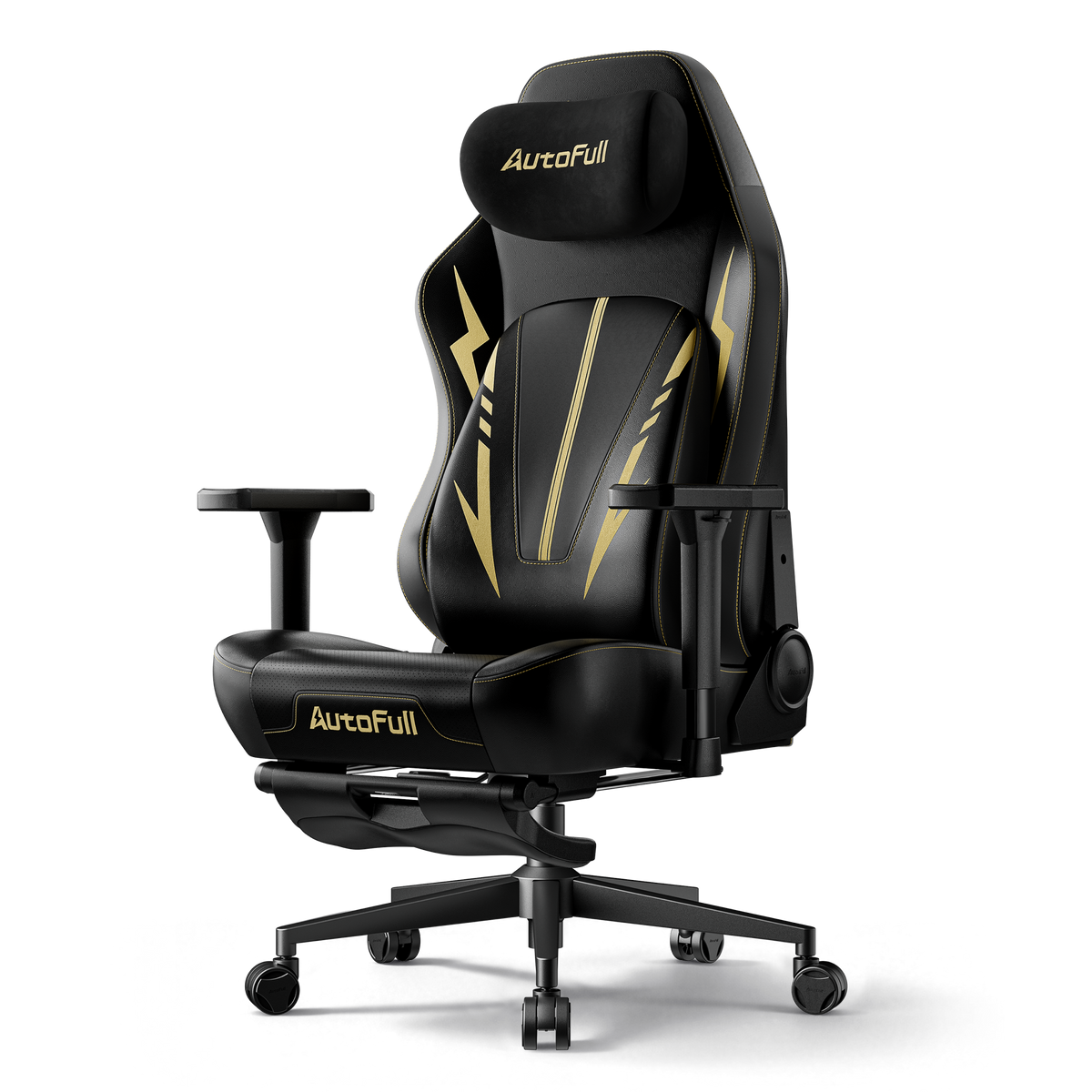 AutoFull C3 Pro ゲーミングチェア 上下・前後調整ヘッドレスト 3Dアームレスト 最大160°ロッキング