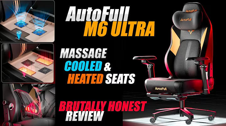 Ultra Black Gaming Chair with Massage - Buy Now at AutoFull US